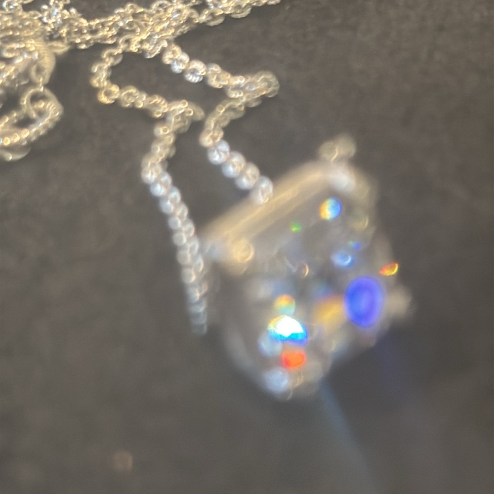 Judith Ripka 925 Necklace with Square Pendant - Picture 11 of 17